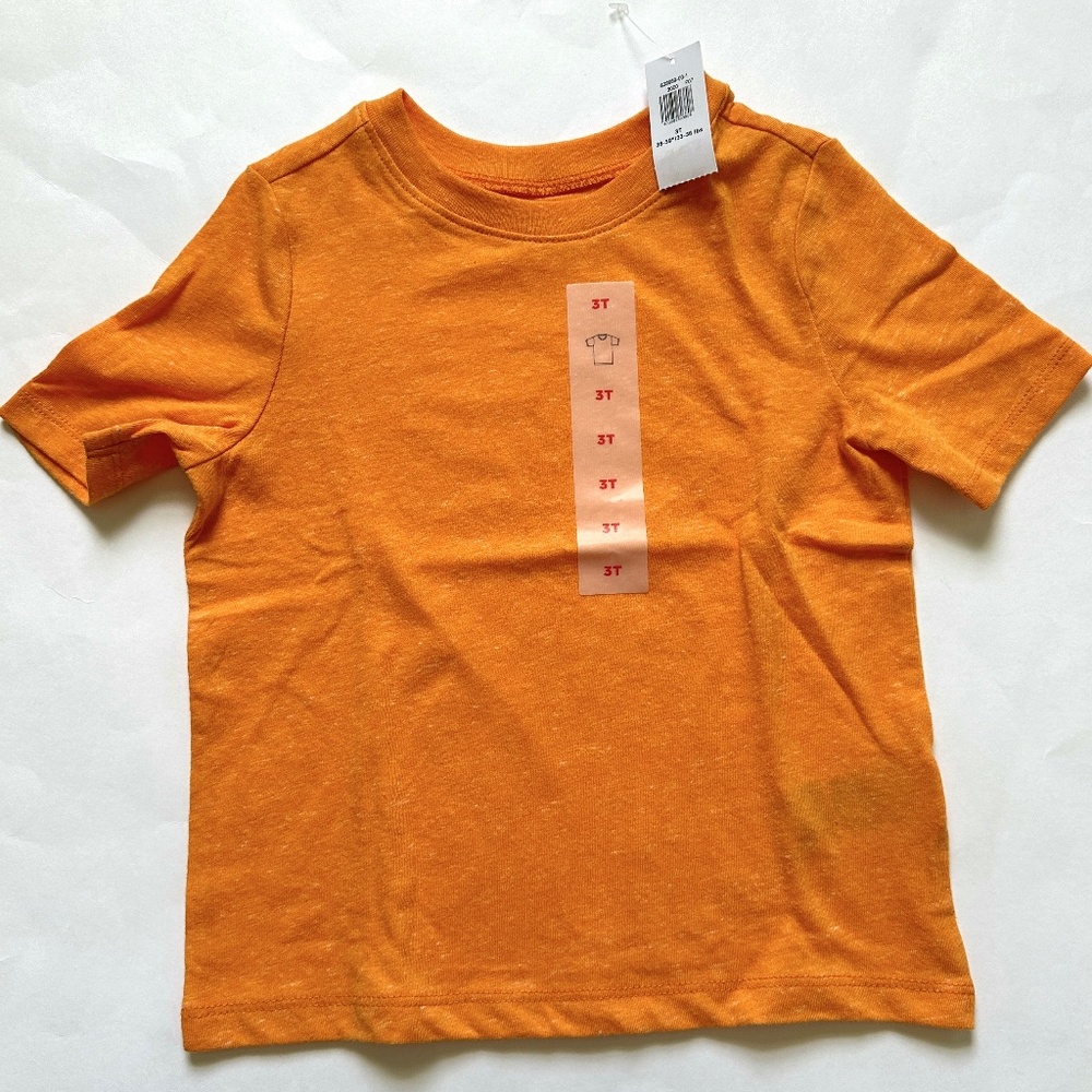 Old Navy Orange Toddler Boy Tee Size 3T
